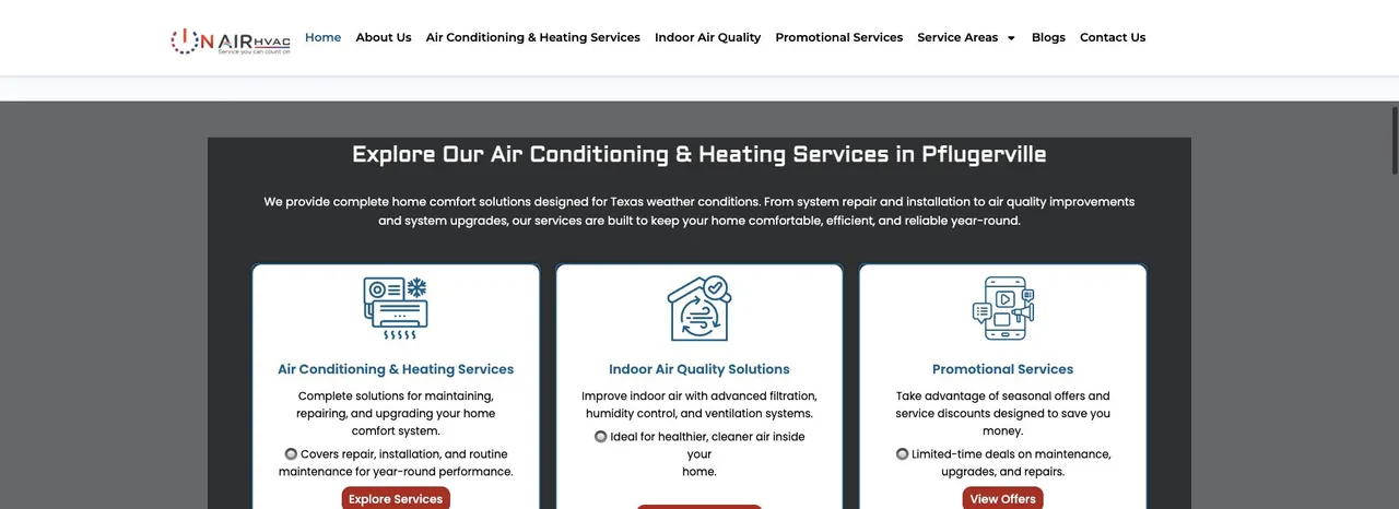 On Air HVAC LLC cover