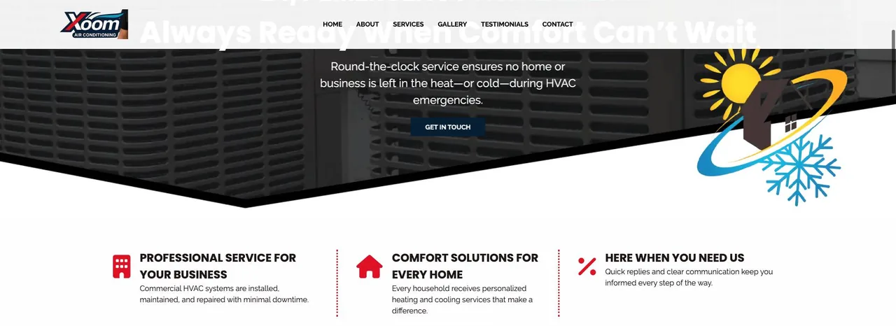 Xoom Air Conditioning cover