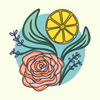 Roll Up Herbal Bar logo