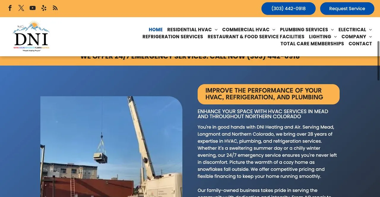 DNI Heating and Air cover