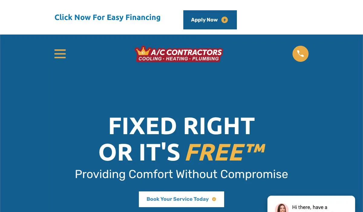 A/C Contractors cover