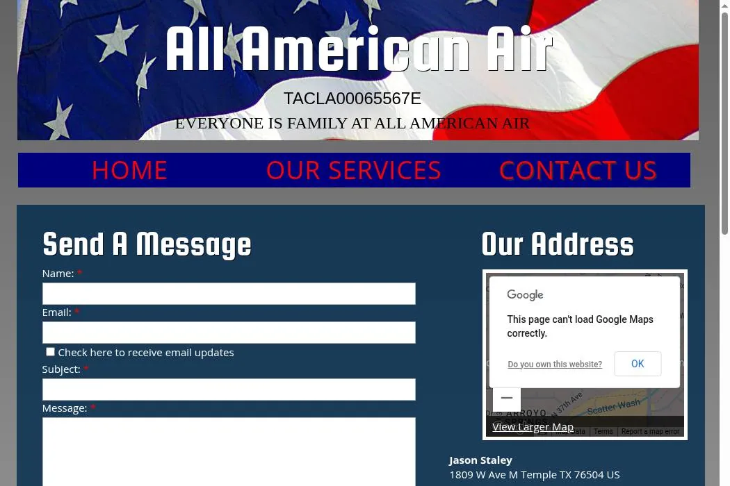 All American Air cover
