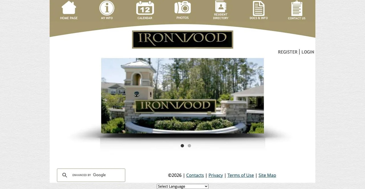 Ironwood Village Homeowners Association cover