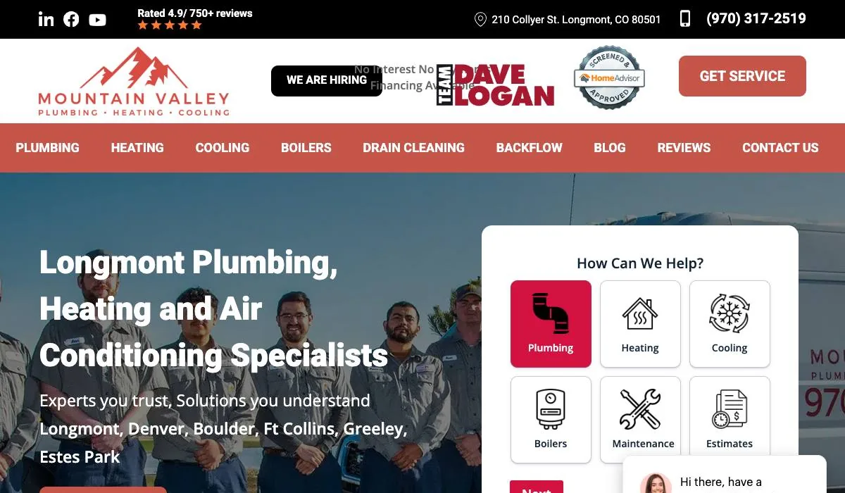 Mountain Valley Plumbing, Heating and Cooling cover