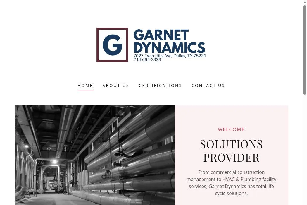 Garnet Dynamics, Inc cover