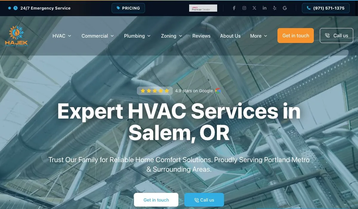 Hajek Heating & Cooling, LLC cover