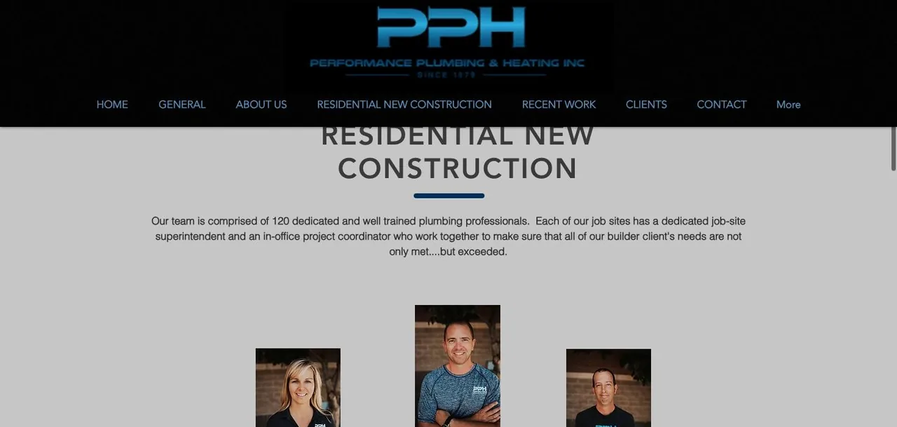 Performance Plumbing & Heating, Inc. cover