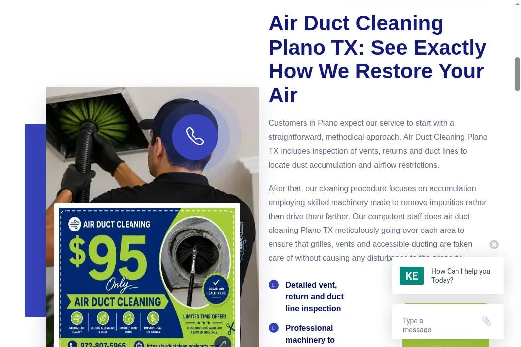 Air Duct Cleaning Plano TX cover