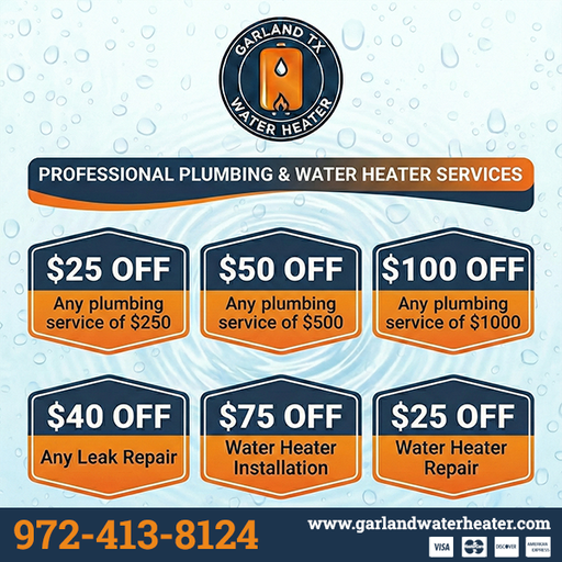 Garland TX Water Heater logo