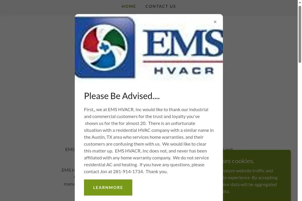 EMS HVACR, Inc. cover
