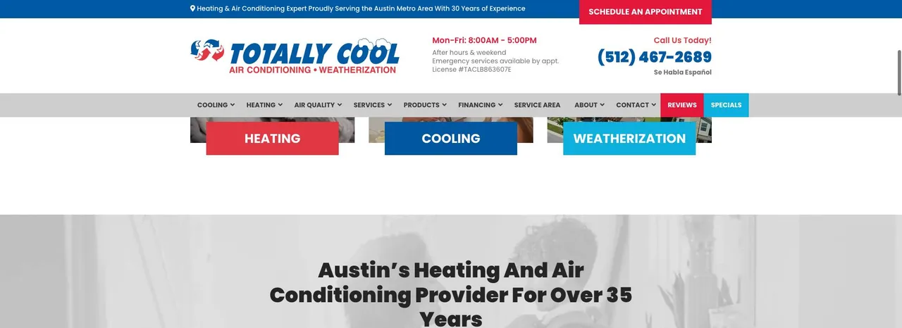 Totally Cool Heating & Air cover
