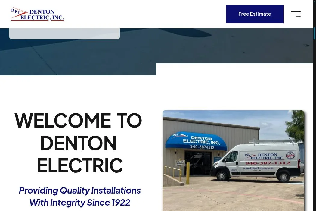 Denton Electric, Inc. cover