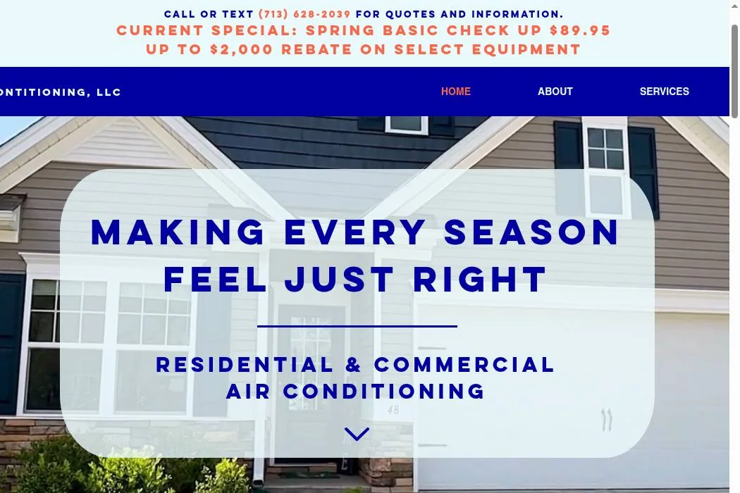 J & V Air Conditioning, LLC cover