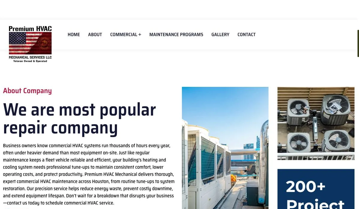 Premium HVAC Mechanical Services LLC cover