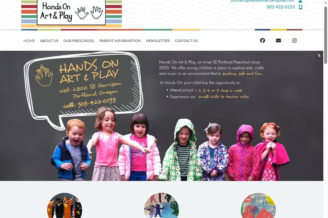 Hands On Art & Play cover