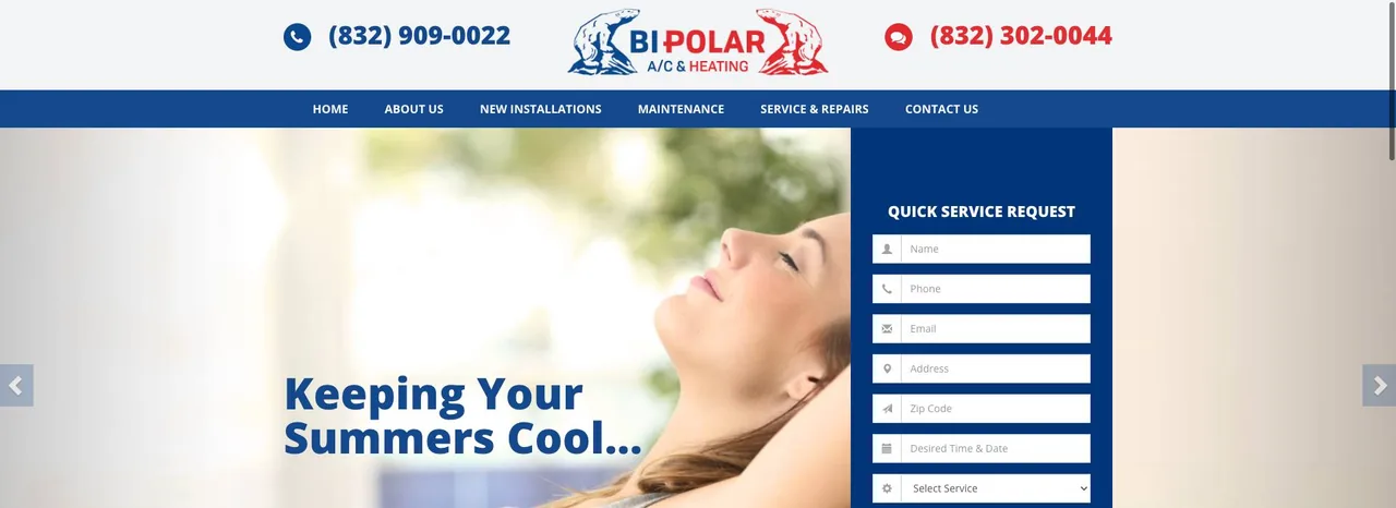 Bi Polar Air Conditioning and Heating cover