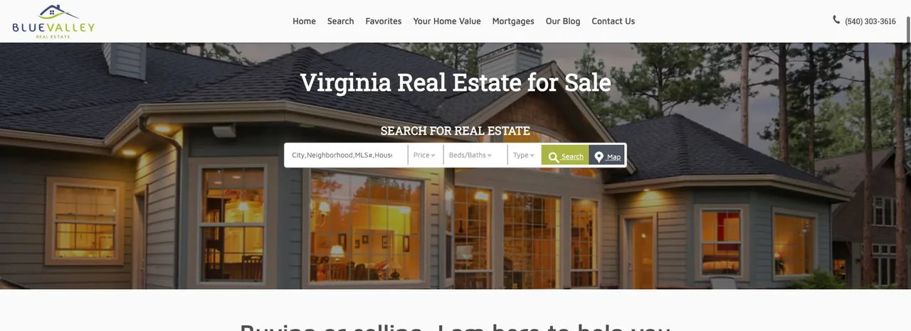 Blue Valley Real Estate cover