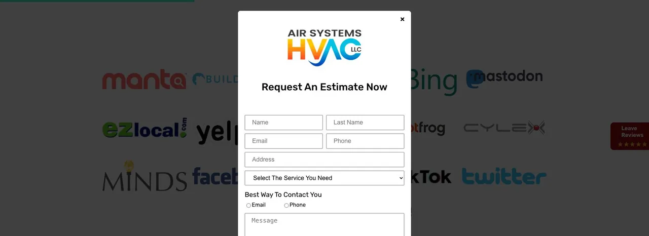Air Systems HVAC LLC cover