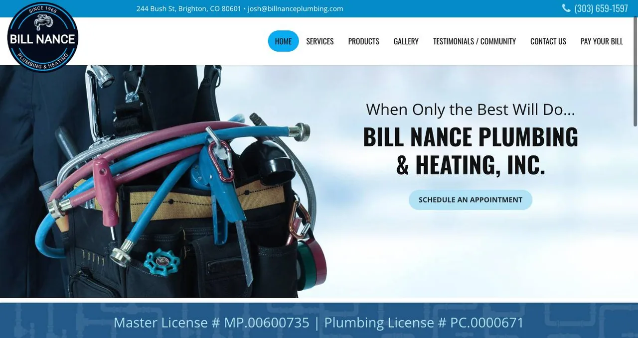 Bill Nance Plumbing & Heating, Inc. cover