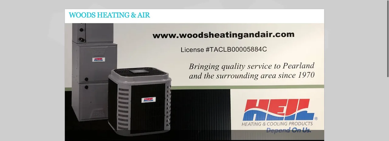 Woods Heating & Air Conditioning cover
