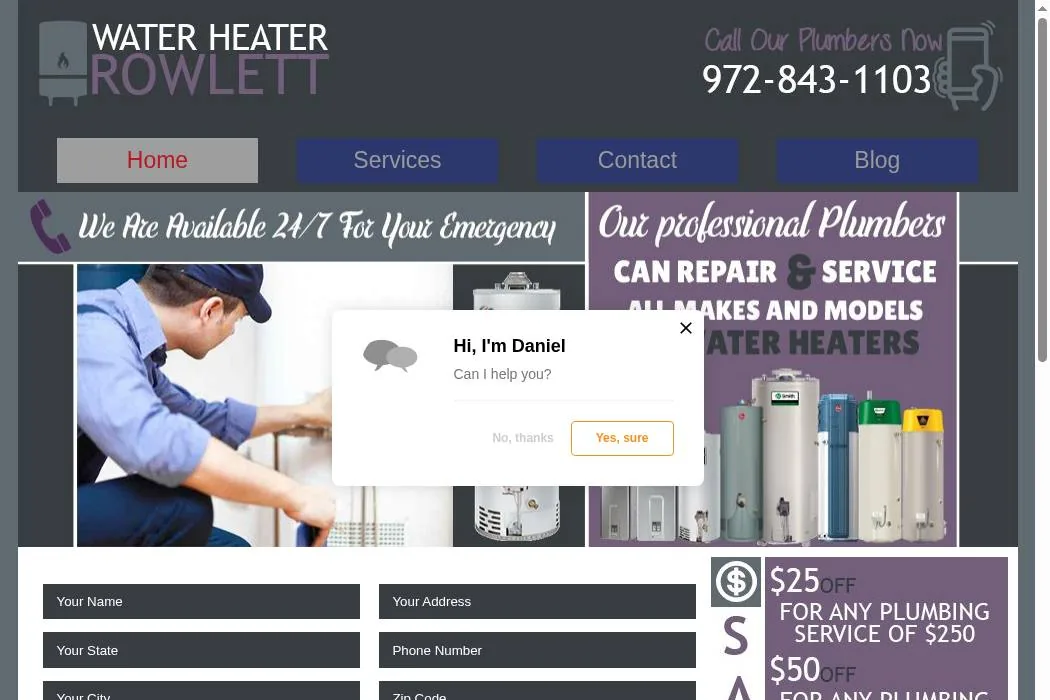 Water Heater Rowlett cover