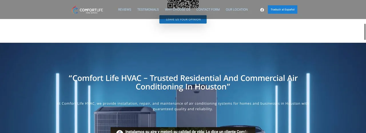 Comfort Life HVAC cover