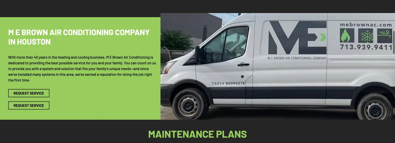 M E Brown Air Conditioning Company LLC cover