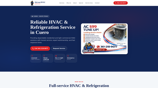 DeLeon HVACR logo