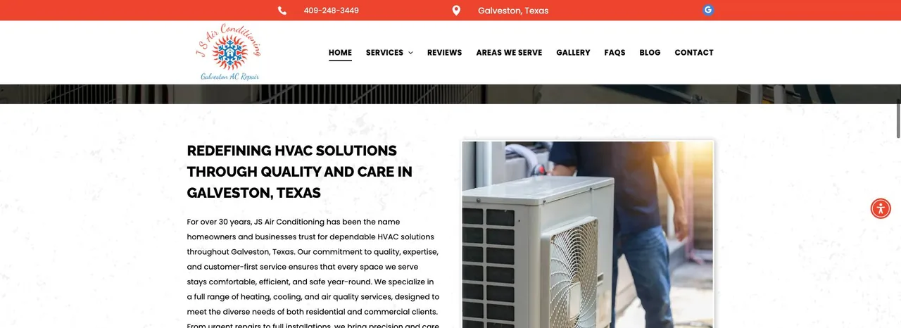 JS Air Conditioning cover