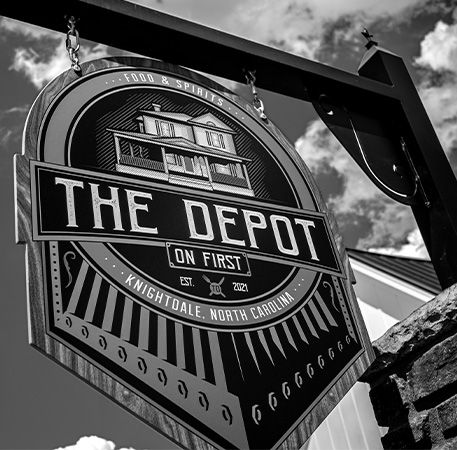 The Depot On First logo