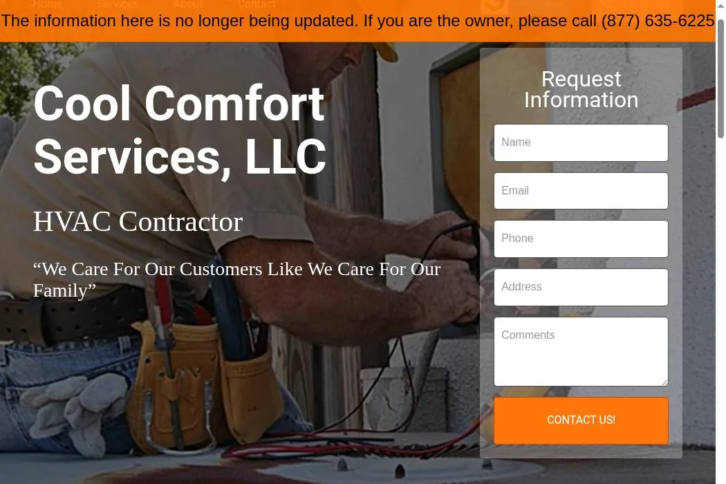 Cool Comfort Services, LLC cover