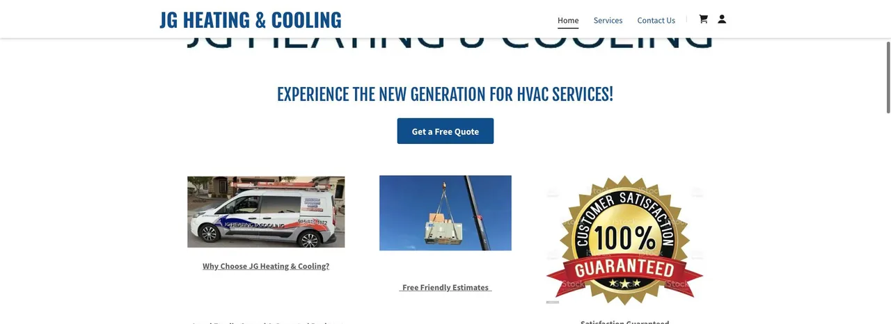 JG Heating & Cooling cover