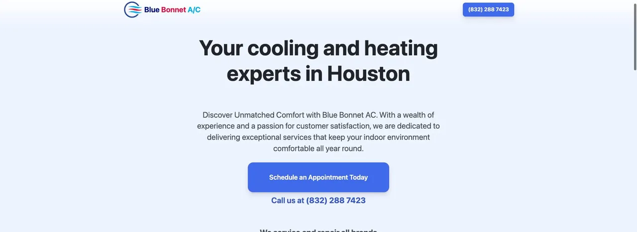 Blue Bonnet A/C cover