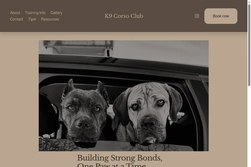 K9 Corso Club cover