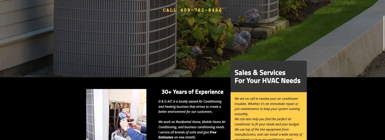 D & G Air Conditioning & Heating cover