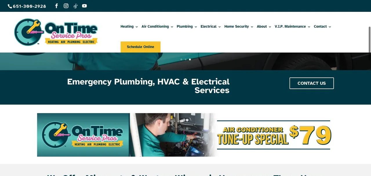 On Time Service Pros cover