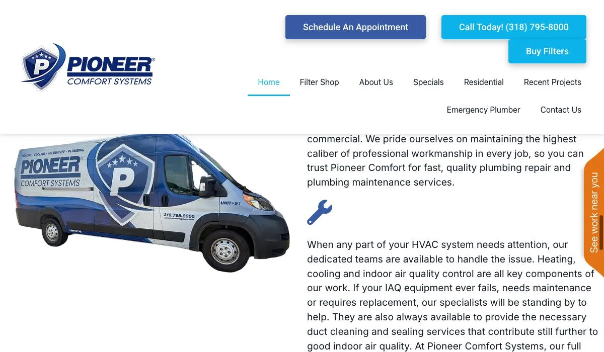 Pioneer Comfort Systems cover