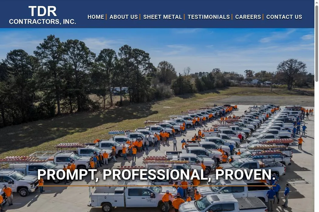 TDR Contractors, Inc. cover