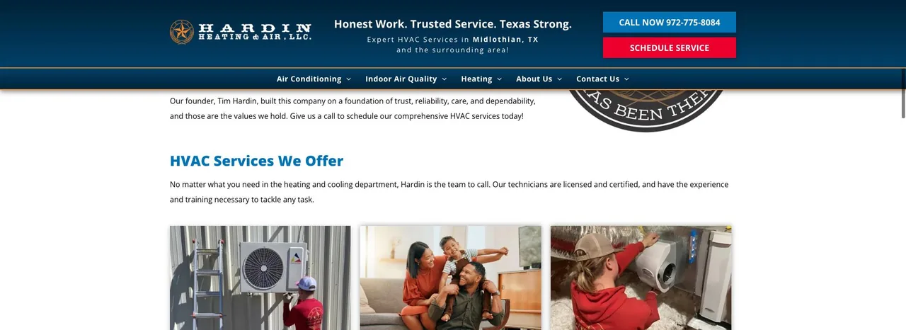 Hardin Heating & Air, LLC cover