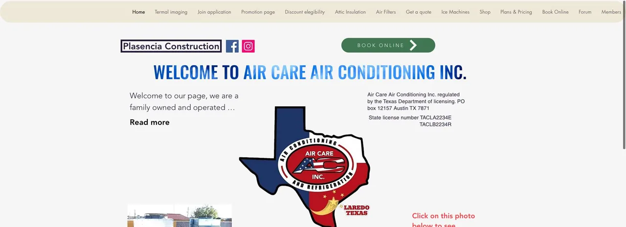 Air Care Air Conditioning Inc. cover