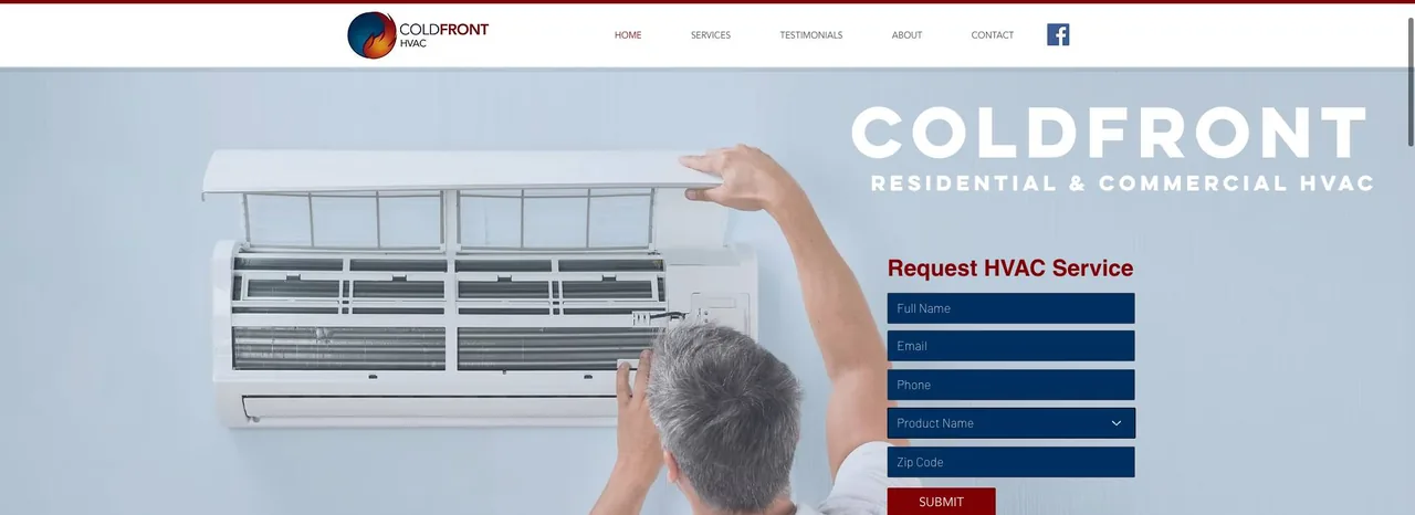COLD FRONT HVAC, LLC cover