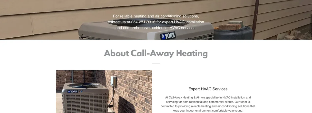 Call-Away Heating & Air cover