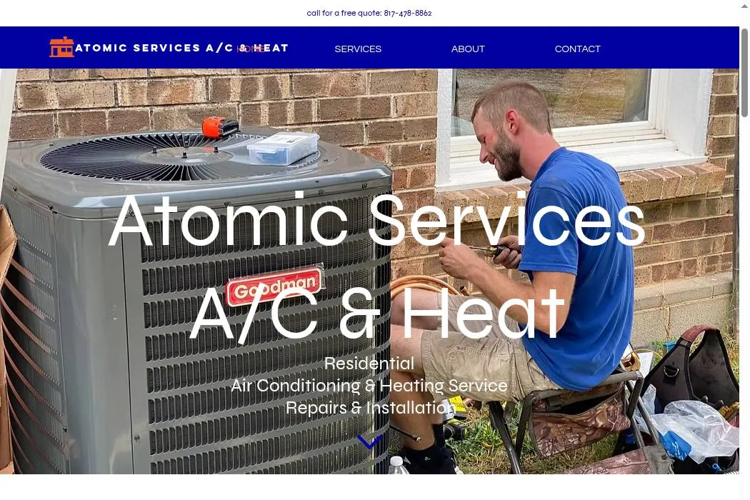 Atomic Services A/C & Heat cover