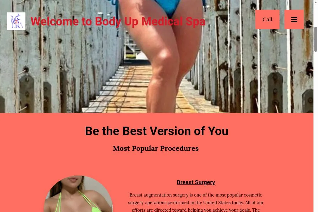 Body Up Medical Spa cover