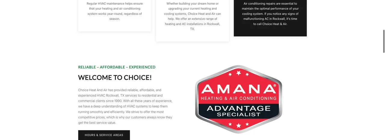 Choice Heating & Air Conditioning cover