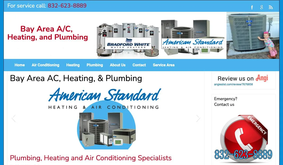 Bay Area A/C, Heating, & Plumbing cover