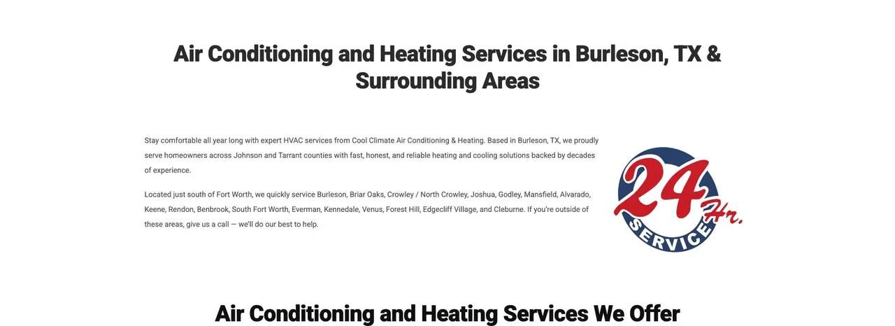Cool Climate Air Conditioning & Heating cover