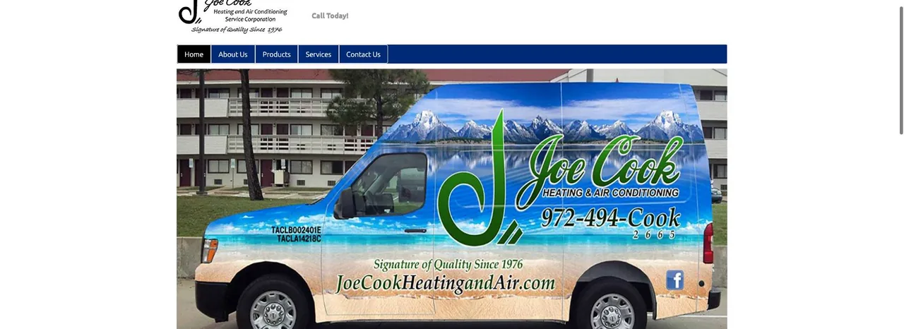 Joe Cook Heating and Air Conditioning cover