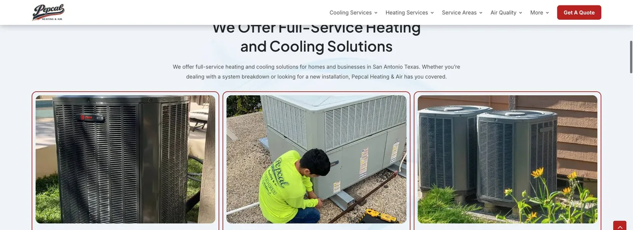 Pepcal Heating & Air cover