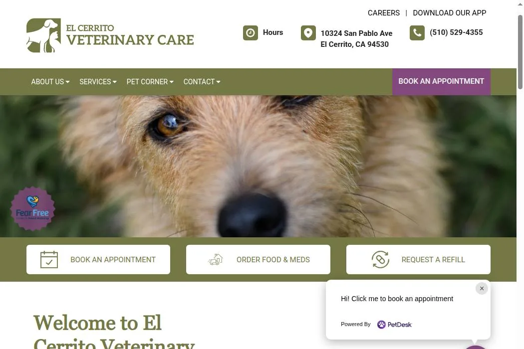El Cerrito Veterinary Care cover